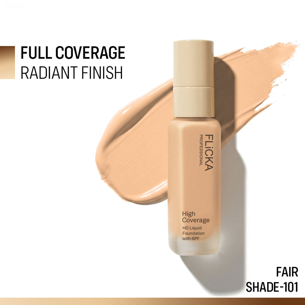 Flicka High Coverage HD Liquid Foundation