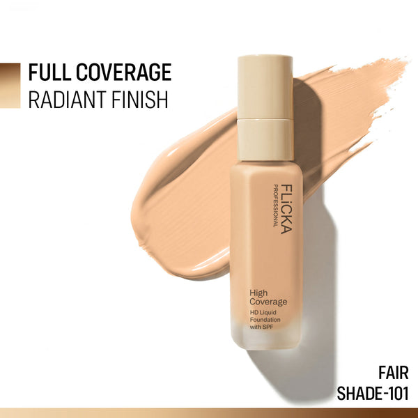 Flicka High Coverage HD Liquid Foundation