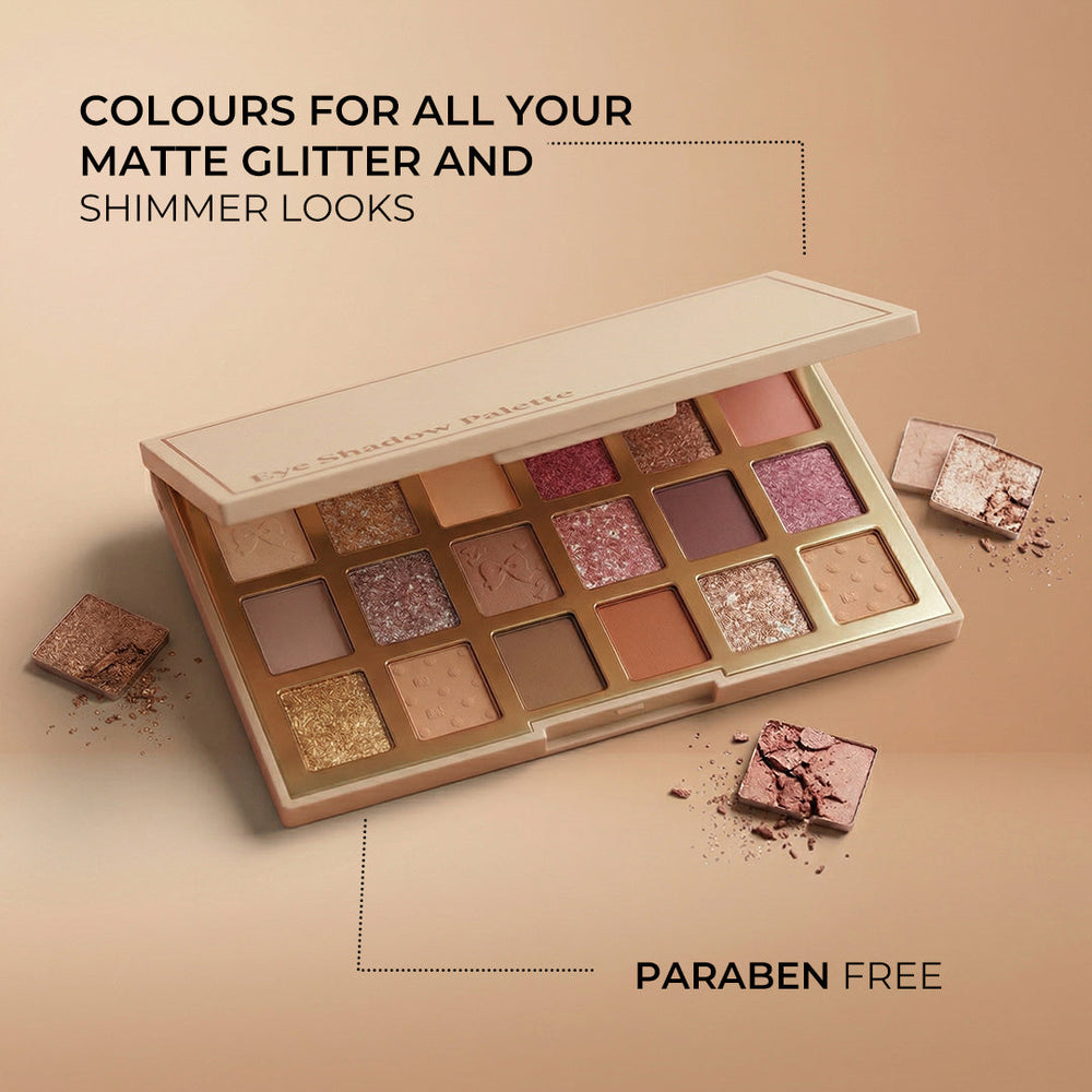 Flicka 18 Colors Eyeshadow Palette