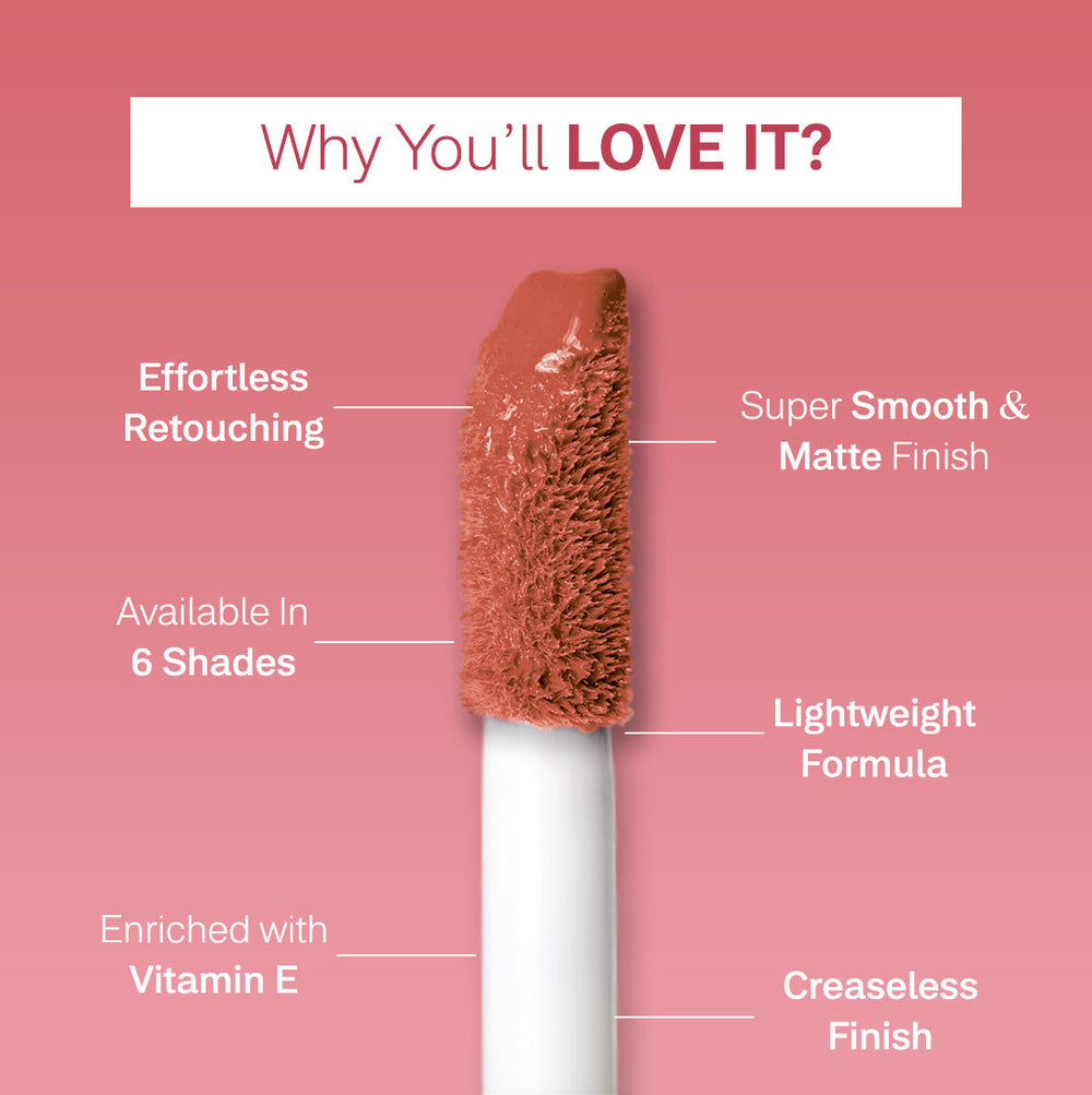 R U Ready Liquid Matte Lipstick - 06 Oat Meal